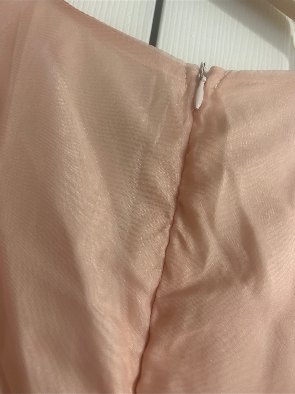 Pink Ruffle Maxi Dress Like New - Picture 12 of 15